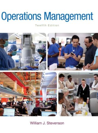 Operations Management 12th 12E William Stevenson