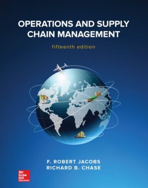 Operations and Supply Chain Management 15th 15E