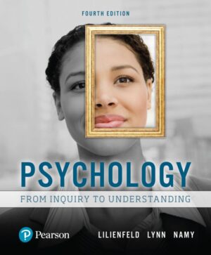 Psychology; From Inquiry to Understanding 4th 4E