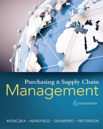 Purchasing and Supply Chain Management 6th 6E