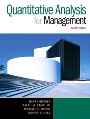 Test Bank Quantitative Analysis for Management 12th