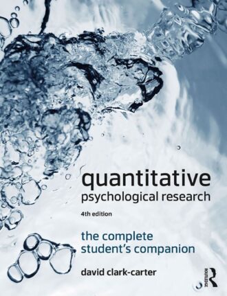 Quantitative Psychological Research 4th 4E David Clark Carter