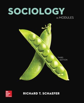 Sociology In Modules 3rd 3E Richard Schaefer