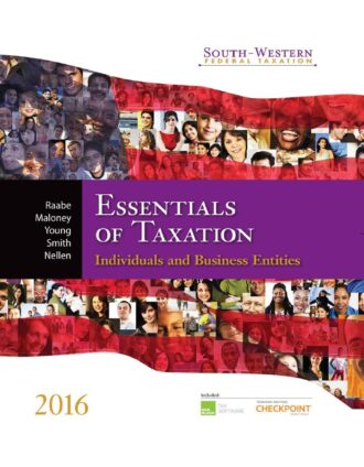 South-western Federal Taxation 2016 Edition