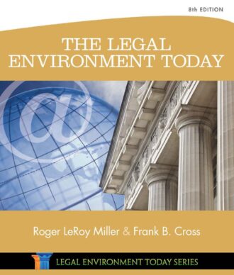 The Legal Environment Today 8th 8E