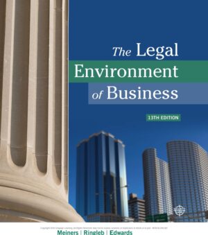 The Legal Environment of Business 13th 13E