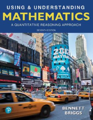 Using and Understanding Mathematics 7th 7E Jeffrey Bennett