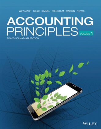 Accounting Principles Volume 1 8th 8E Jerry Weygandt