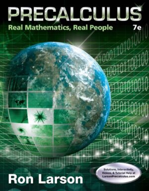 Precalculus Real Mathematics Real People 7th 7E