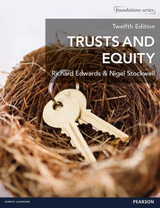 Trusts and Equity 12th 12E Richard Edwards