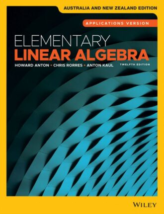 Elementary Linear Algebra 12th 12E Howard Anton