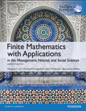 Finite Mathematics with Applications 11th 11E Margaret Lial