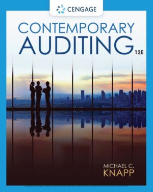 Contemporary Auditing Real Issues and Cases 12th 12E