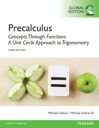 Precalculus Concepts Through Functions 3rd 3E Michael Sullivan