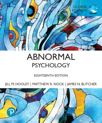 Abnormal Psychology 18th 18E Jill Hooley Matthew Nock