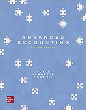 Advanced Accounting 14th 14E Joe Hoyle Thomas Schaefer