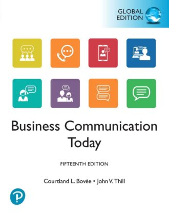 Business Communication Today 15th 15E Courtland Bovee