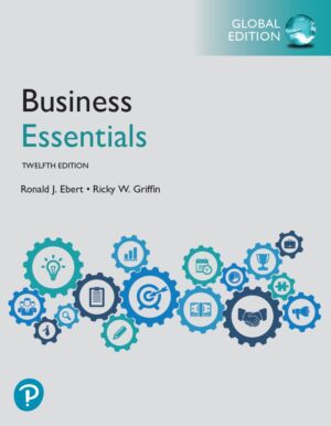 Business Essentials 12th 12E Ronald Ebert Ricky Griffin