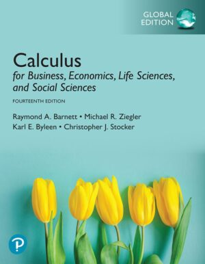 Calculus for Business Economics Life Sciences and Social Sciences 14th 14E