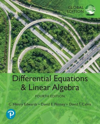 Differential Equations and Linear Algebra 4th 4E Henry Edwards