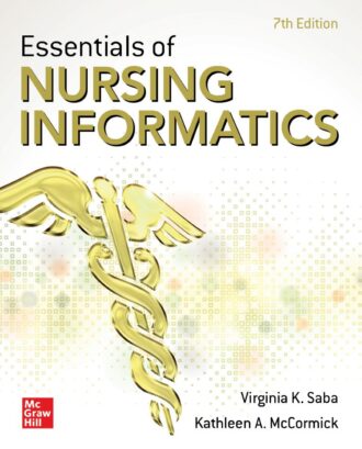 Essentials Of Nursing Informatics 7th 7E Virginia Saba