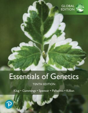 Essentials of Genetics 10th 10E William Klug Michael Cummings