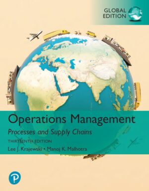 Operations Management Processes and Supply Chains 13th 13E