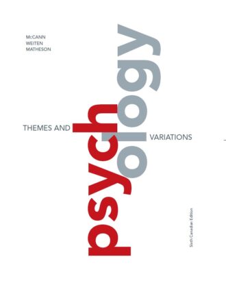 Psychology Themes and Variations 6th 6E Doug McCann