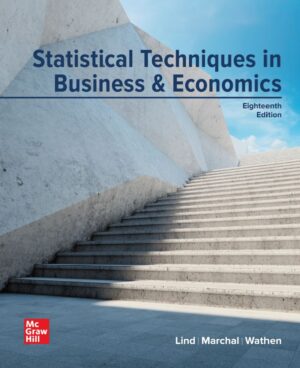 Statistical Techniques in Business and Economics 18th 18E