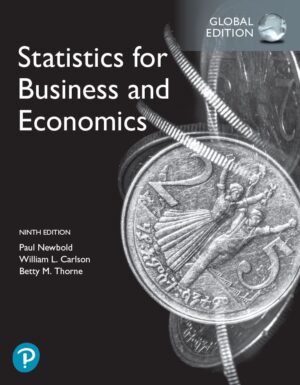 Statistics for Business and Economics 9th 9E Paul Newbold