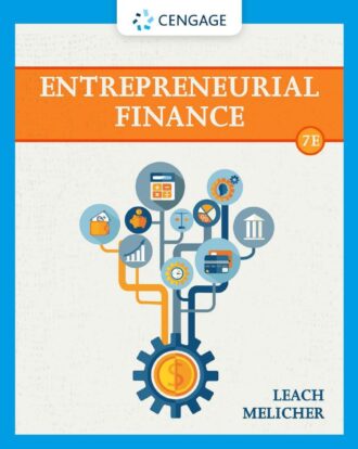 Entrepreneurial Finance 7th 7E Chris Leach Ronald Melicher