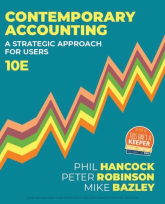 Contemporary Accounting A Strategic Approach for Users 10th 10E