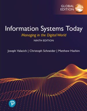 Information Systems Today Managing in the Digital World 9th 9E