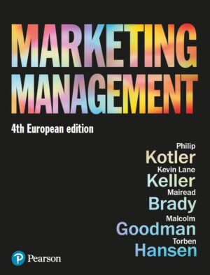 Marketing Management 1st 1E Philip Kotler Kevin Lane Keller