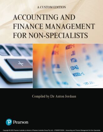 Accounting and Finance Management for Non-Specialists Anton Jordaan