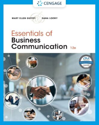 Essentials of Business Communication 12th 12E Mary Ellen Guffey