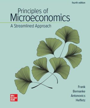 Principles of Microeconomics A Streamli Approach 4th 4E