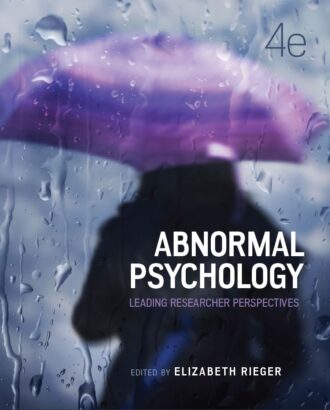 Abnormal Psychology 4th 4E Elizabeth Rieger