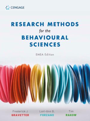 Research Methods For The Behavioural Sciences Frederick Gravetter