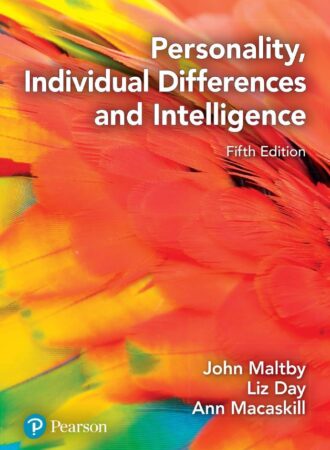 Personality Individual Differences and Intelligence 5th 5E