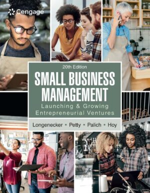 Small Business Management 20th 20E Justin Longenecker