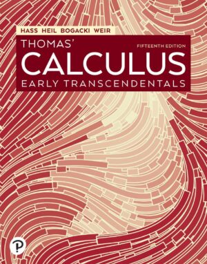 Thomas Calculus Early Transcendentals 15th 15E George Thomas Joel Hass