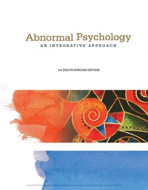 Abnormal Psychology An Integrative Approach Durand Barlow