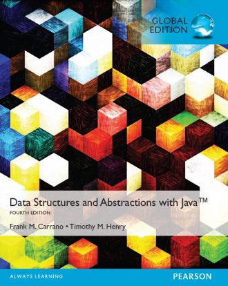 Data Structures and Abstractions with JavaTM 4th 4E Frank Carrano