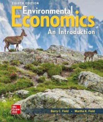 Environmental Economics An Introduction 8th 8E Barry Field