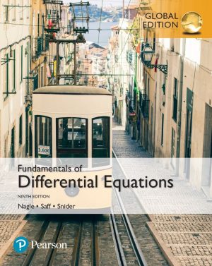 Fundamentals of Differential Equations 9th 9E Kent Nagle