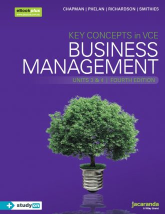 Key Concepts in VCE Business Management 4th 4E Stephen Chapman