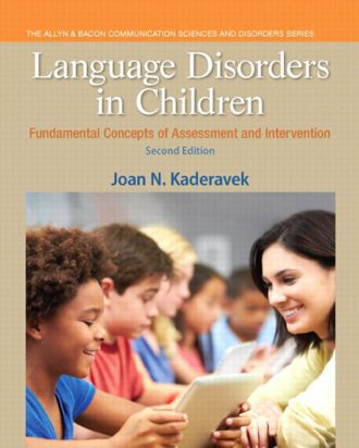 Language Disorders in Children 2nd 2E Joan Kaderavek