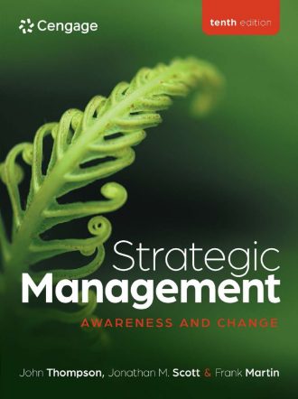 Strategic Management Awareness and Change 10th 10E John Thompson