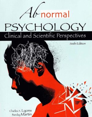 Abnormal Psychology Clinical and Scientific Perspectives 6th 6E